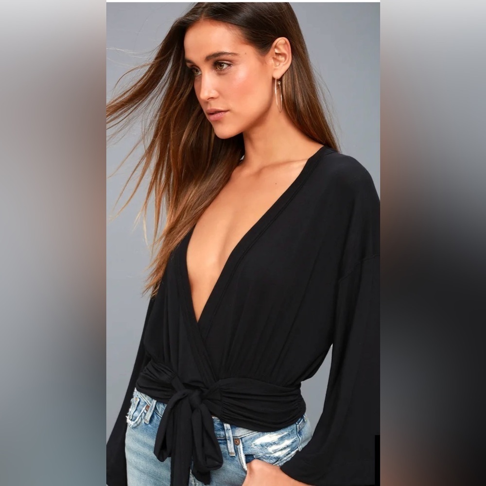 Free People That’s a Wrap Bell Sleeve Top